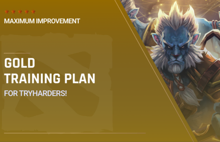 Gold Training Plan in Dota 2