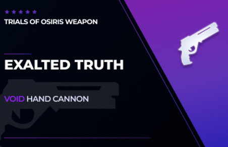 EXALTED TRUTH - HAND CANNON in Destiny 2