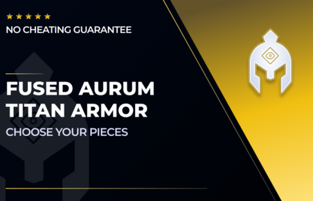 Fused Aurum Titan Full Armor Set in Destiny 2