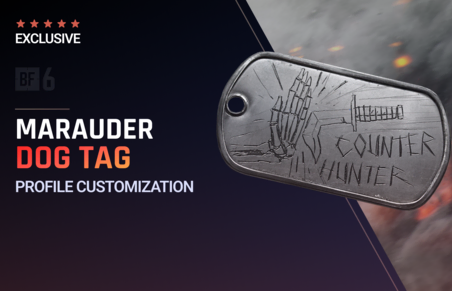 Battlefield 6 Marauder Dog Tag in Battlefield 6