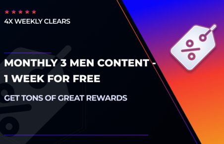 Monthly 3 Men Content - 1 Week for Free in Destiny 2