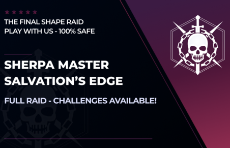 Sherpa Master Salvation's Edge in Destiny 2