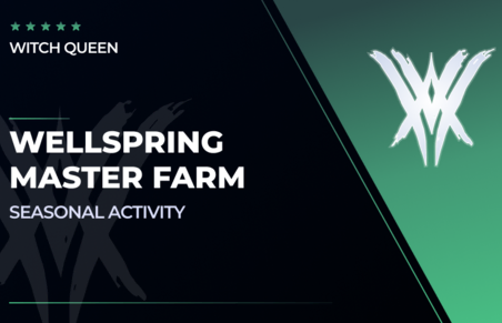 Wellspring Master Farm in Destiny 2