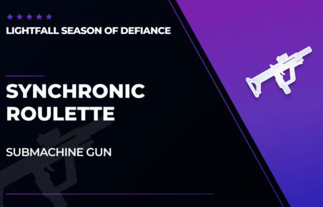 Synchronic Roulette - Submachine Gun in Destiny 2