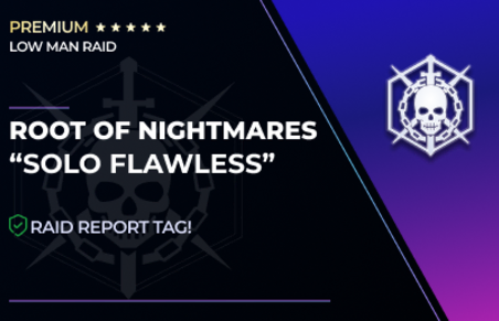 Root of Nightmares - Solo Flawless in Destiny 2