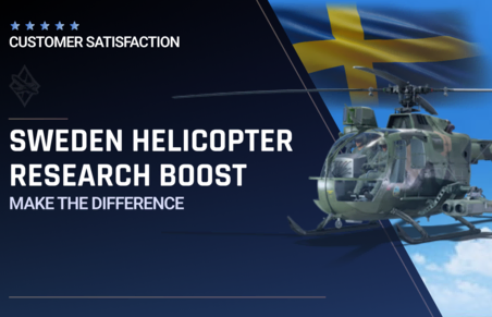 Sweden Helicopter Research in War Thunder