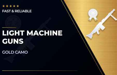 Light Machine Guns Gold Camo in CoD Modern Warfare 2