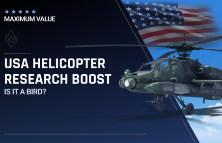 USA Helicopter Research in War Thunder