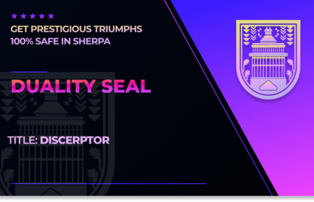 Duality Dungeon Seal in Destiny 2