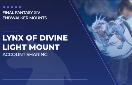 Lynx of Divine Light Mount in Final Fantasy XIV