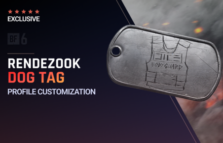 Battlefield 6 Rendezook Dog Tag in Battlefield 6
