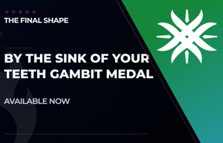 By the Skin of Your Teeth Gambit Medal in Destiny 2