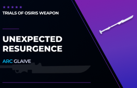 Unexpected Resurgence - Glaive in Destiny 2