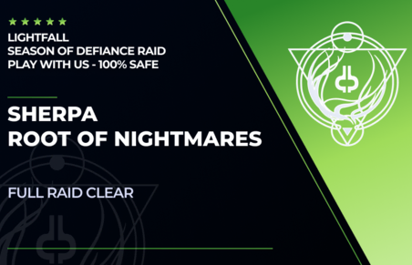 Root of Nightmares Raid Carry in Destiny 2