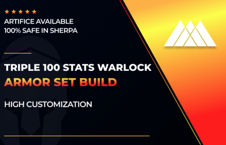 Triple 100 Stats Warlock Armor Set Build in Destiny 2