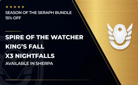 Spire, Kingsfall & x3 Nightfalls - Bundle Boost 15% Off in Destiny 2