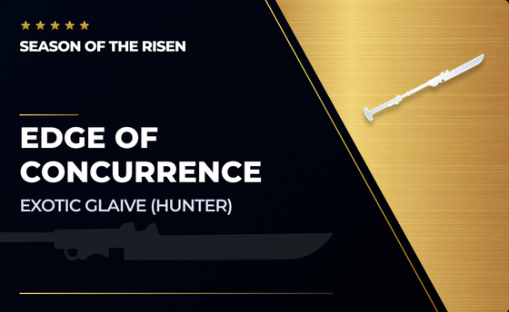 Edge Of Concurrence- Exotic Hunter Glaive in Destiny 2