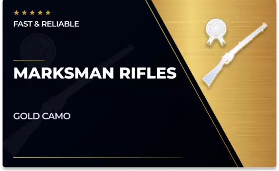 Marksman Rifles Gold Camo in CoD Modern Warfare 2