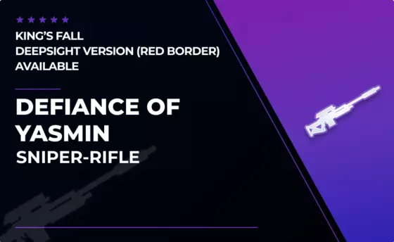 Defiance of Yasmin - Sniper Rifle in Destiny 2
