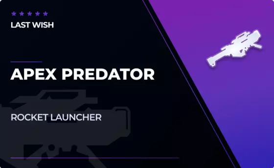 Apex Predator - Rocket Launcher in Destiny 2