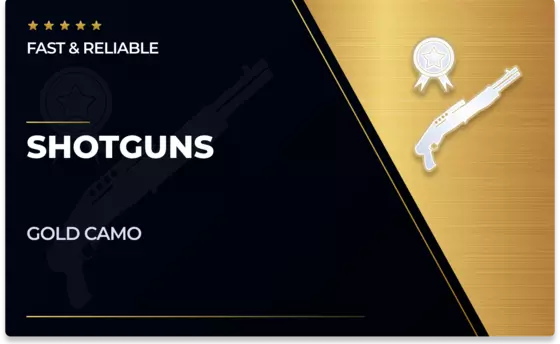 Shotguns Gold Camo in CoD Modern Warfare 2