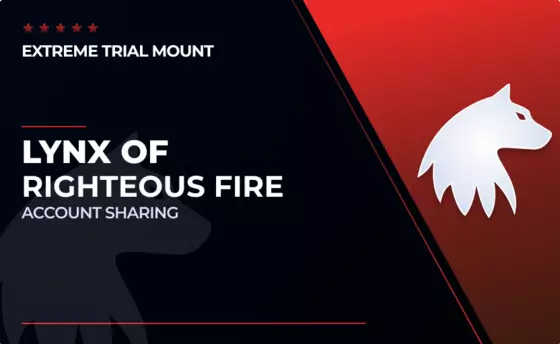 Lynx of Righteous Fire Mount in Final Fantasy XIV