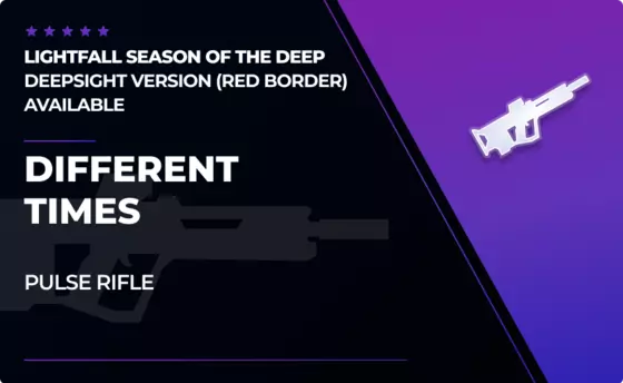 Different Times - Pulse Rifle in Destiny 2