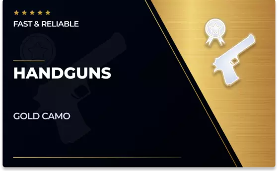 Handguns Gold Camo in CoD Modern Warfare 2