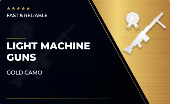 Light Machine Guns Gold Camo in CoD Modern Warfare 2
