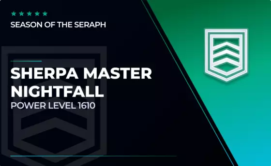 Sherpa Nightfall Master Level (1600) in Destiny 2