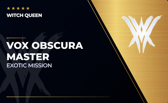 Vox Obscura Master Difficulty - Exotic Mission in Destiny 2