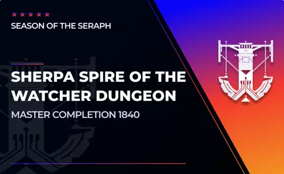Sherpa Spire of the Watcher - Master Completion in Destiny 2