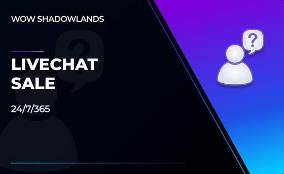 Livechat Shadowlands Sale 2 in World of Warcraft Livechat Shadowlands Sale 2 in World of Warcraft