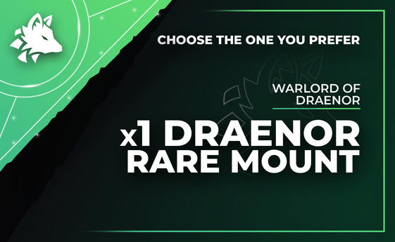 x1 Draenor Rare Mount in World of Warcraft x1 Draenor Rare Mount in World of Warcraft
