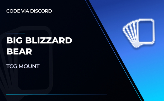EU / US: Big Blizzard Bear in World of Warcraft EU / US: Big Blizzard Bear in World of Warcraft