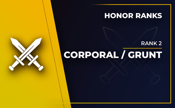 Corporal / Grunt (Rank 2) in WoW Classic Era Corporal / Grunt (Rank 2) in WoW Classic Era