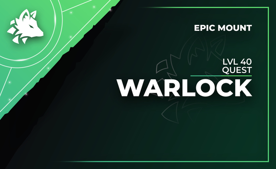 Warlock lvl 40 mount quest in WoW Classic Era