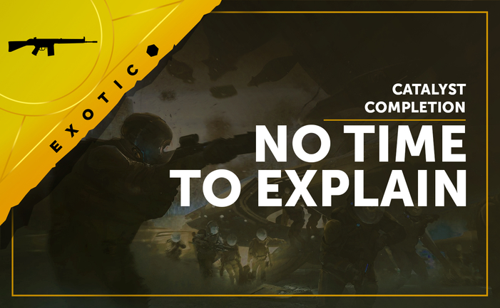 No Time To Explain Catalyst Completion No Time To Explain Catalyst Completion