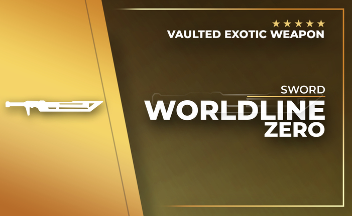 Buy Worldline Zero Exotic Sword Destiny 2 Blazingboost