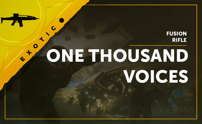 One Thousand Voices - Exotic Fusion Rifle in Destiny 2 One Thousand Voices - Exotic Fusion Rifle in Destiny 2