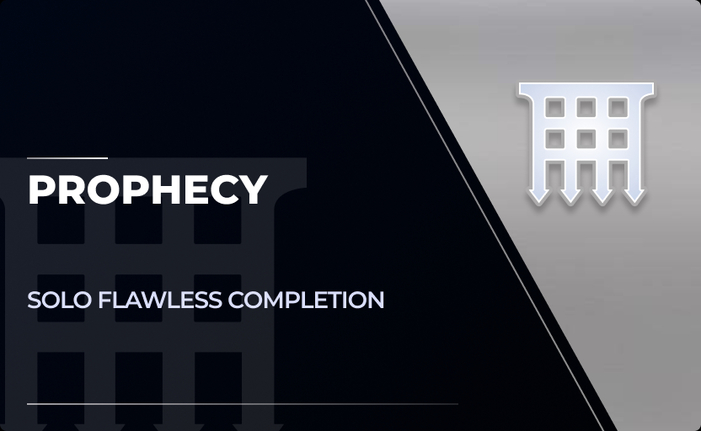 Solo Flawless Prophecy in Destiny 2 Solo Flawless Prophecy in Destiny 2