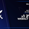 2v2 - SELFPLAY x1 Weekly Win - between 2k and 2.2k 2v2 - SELFPLAY x1 Weekly Win - between 2k and 2.2k